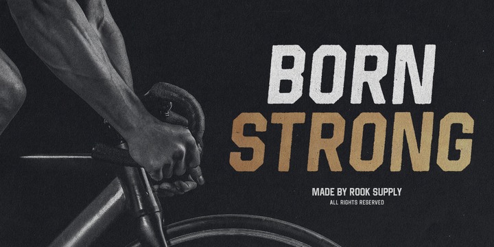 Font Born Strong