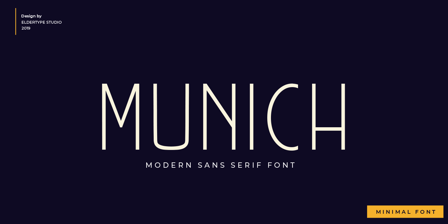 Font MUNICH SANS