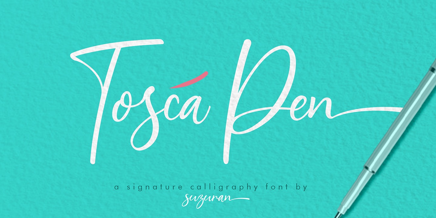 Font Tosca Pen