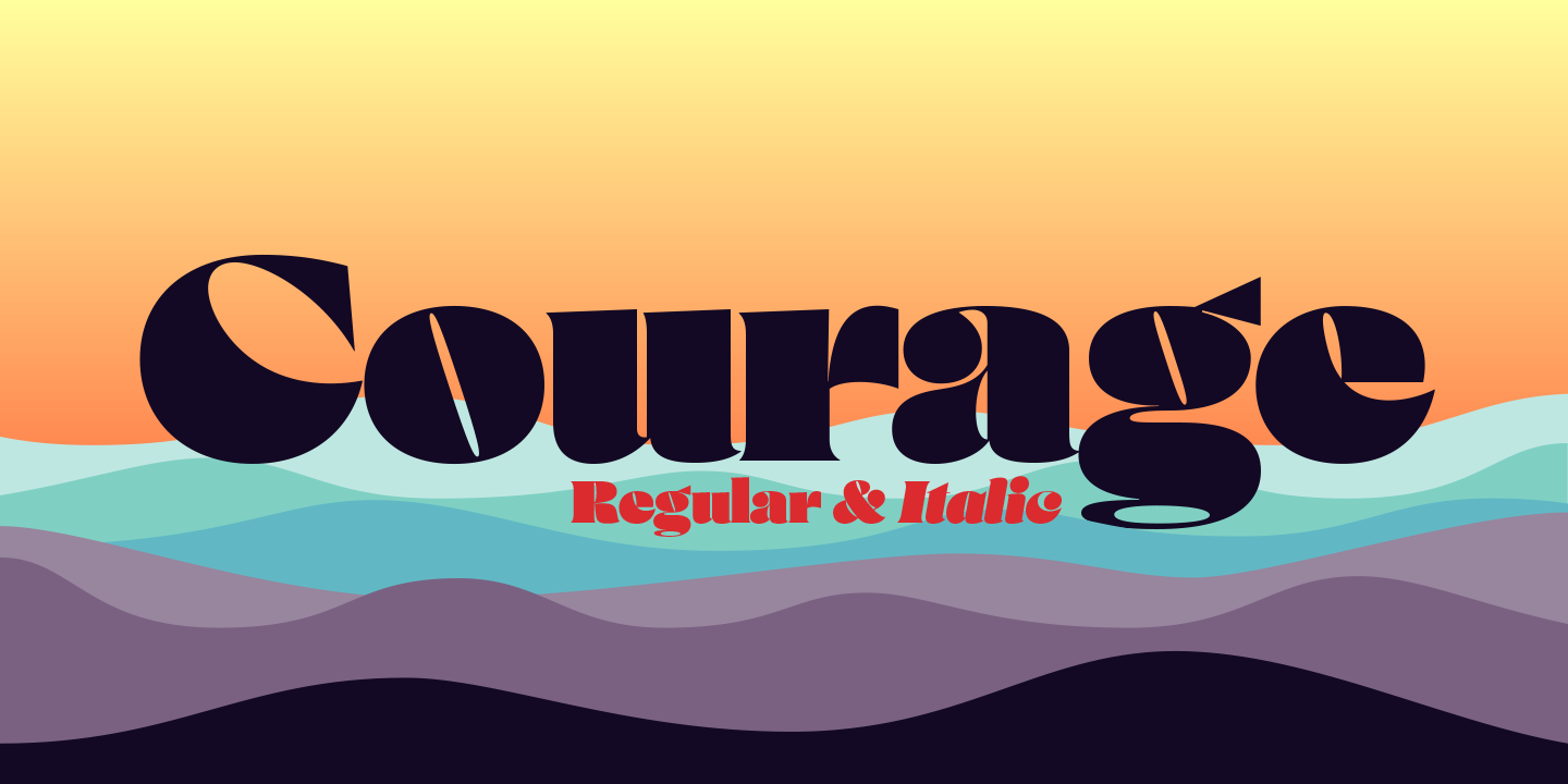 Font Courage