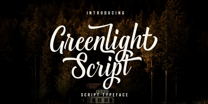Font Greenlight Script