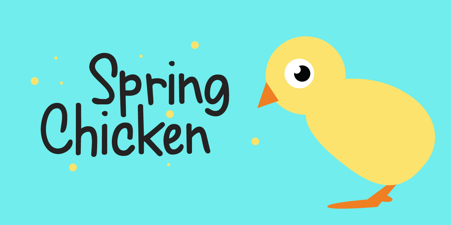 Font Spring Chicken