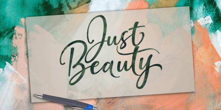 Font Just Beauty