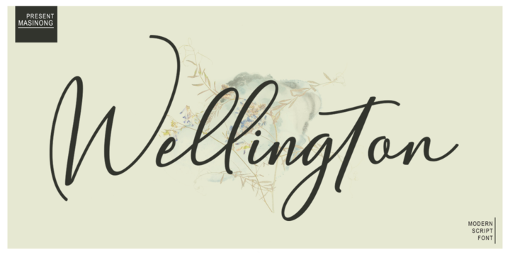 Font Wellington
