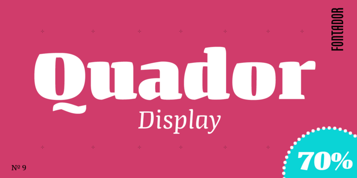 Font Quador Display
