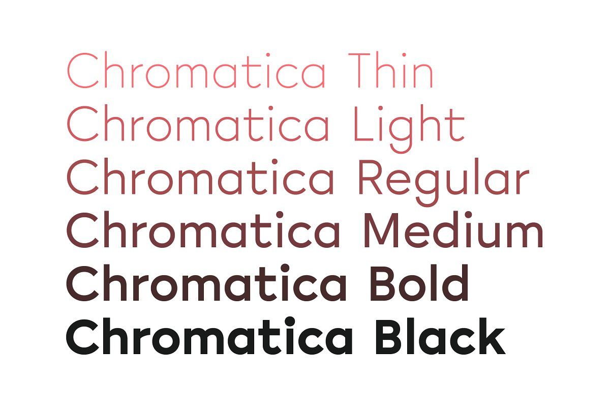 Font Chromatica