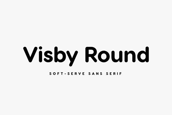 Font Visby Round CF