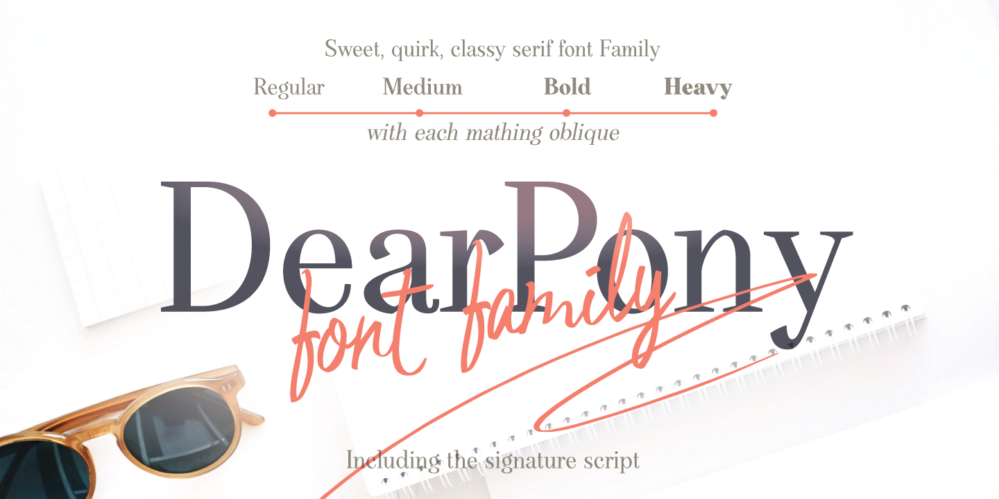 Font Dear Pony