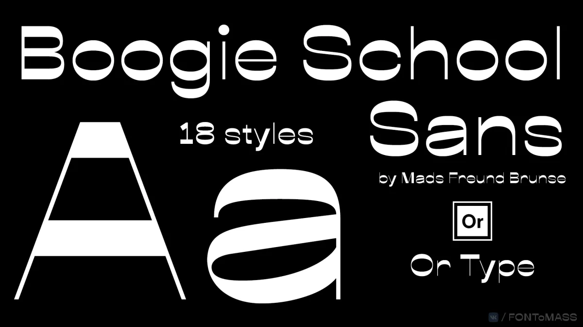 Font Boogie School Sans