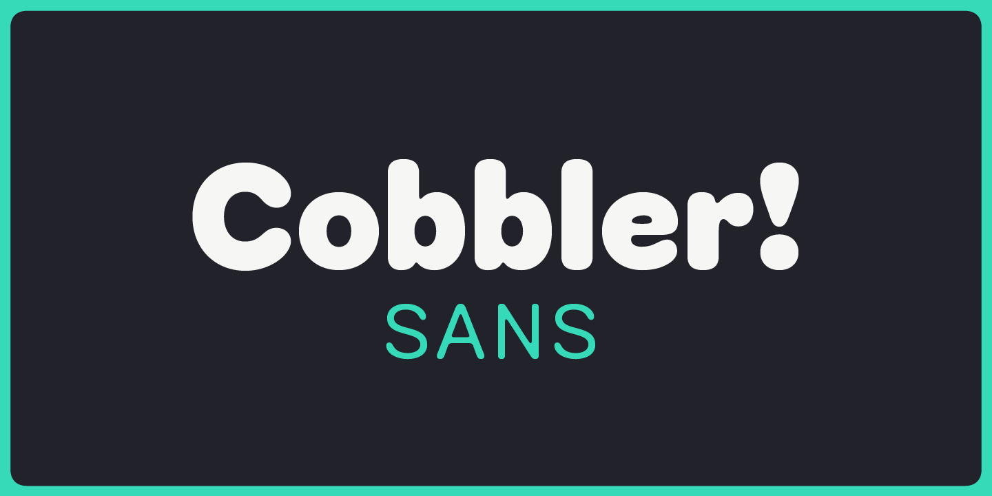 Font Cobbler Sans