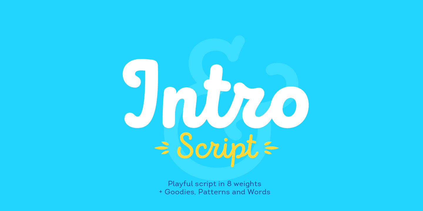 Font Intro Script