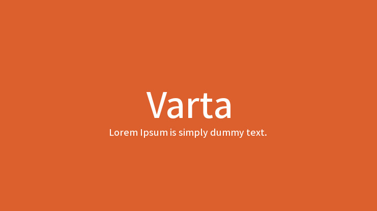 Font Varta