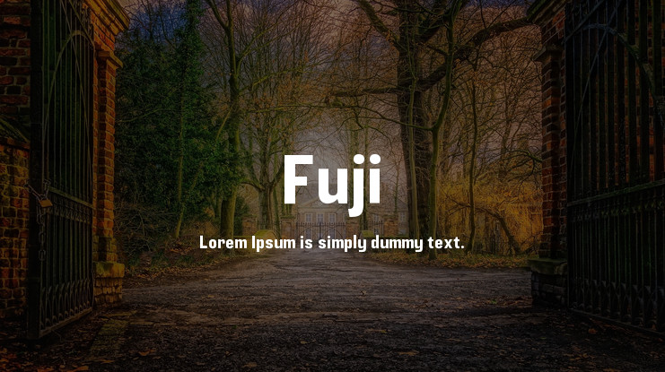 Font Fuji