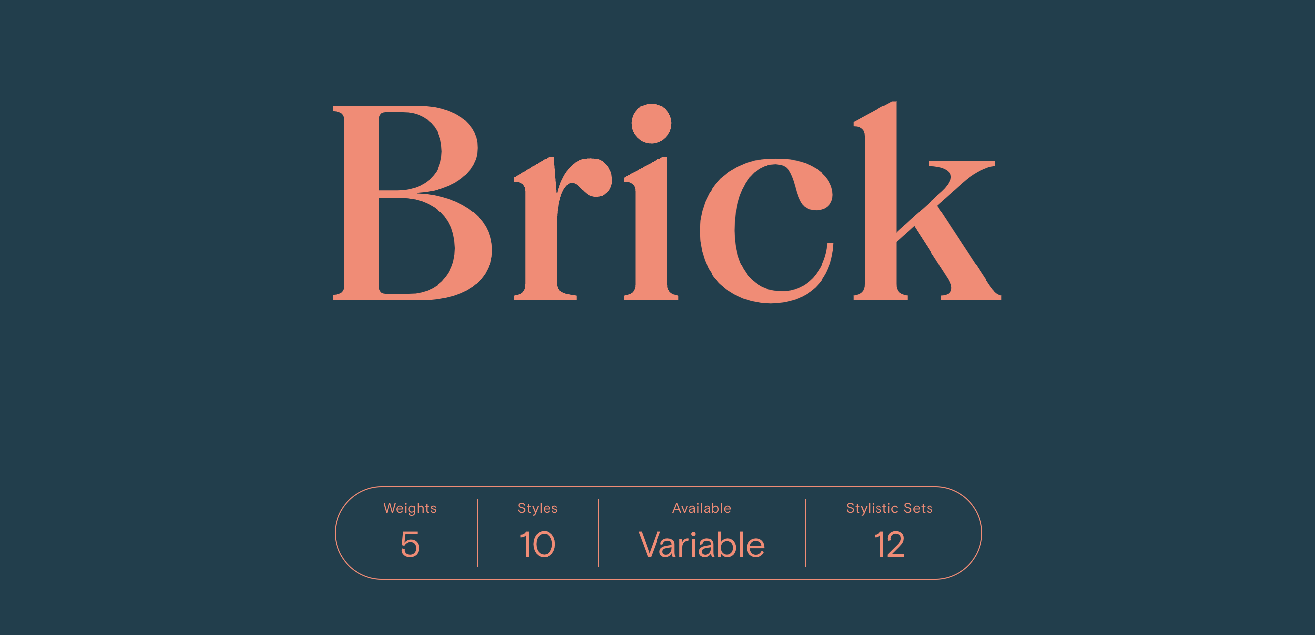 Font Brick Pro
