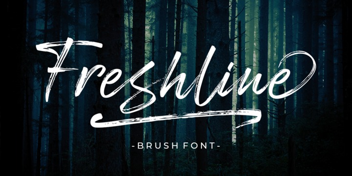 Font Freshline