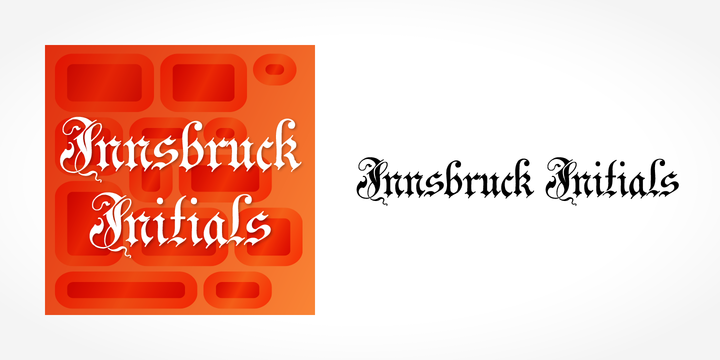 Font Innsbruck Initials
