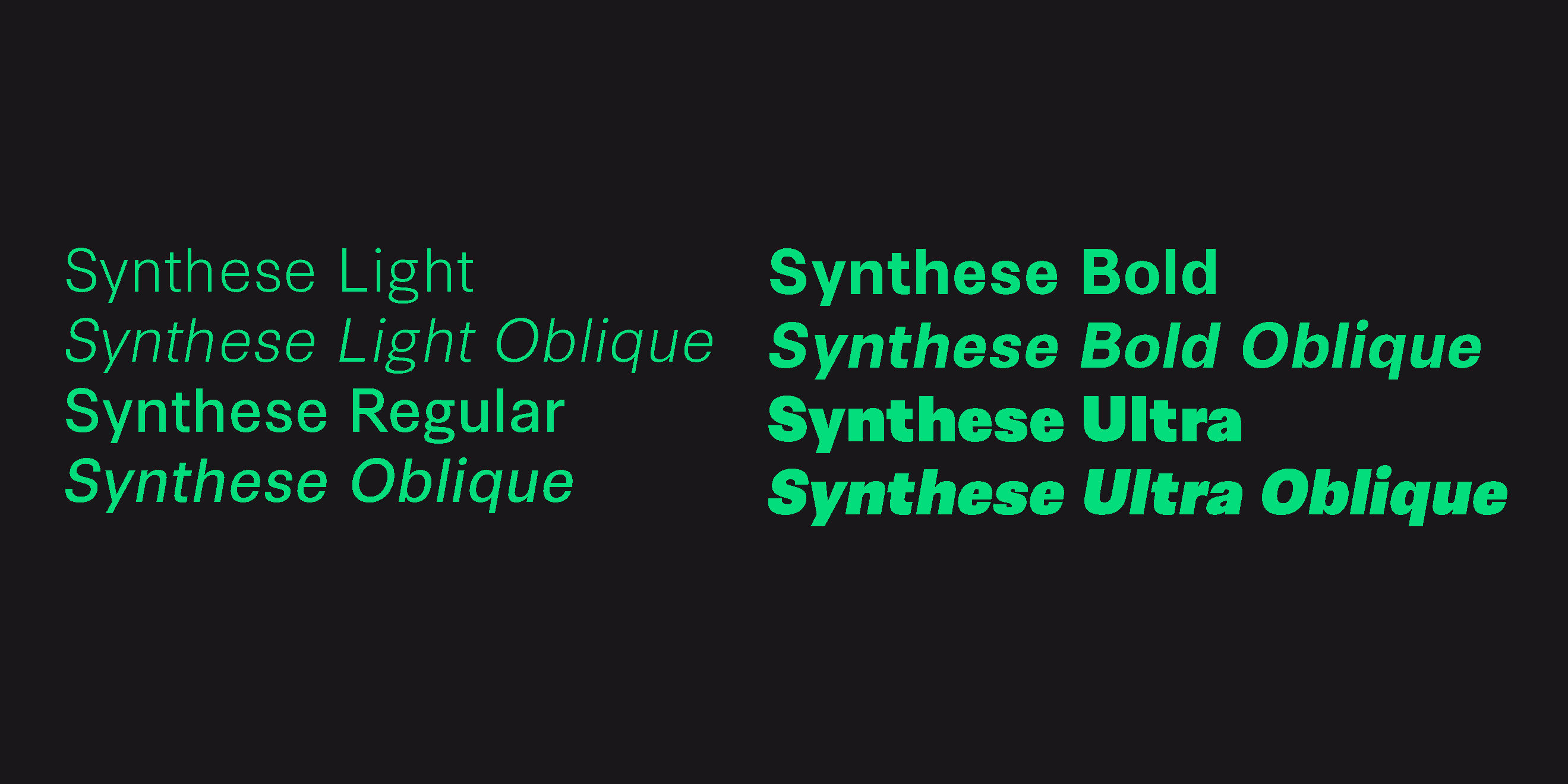 Font Synthese