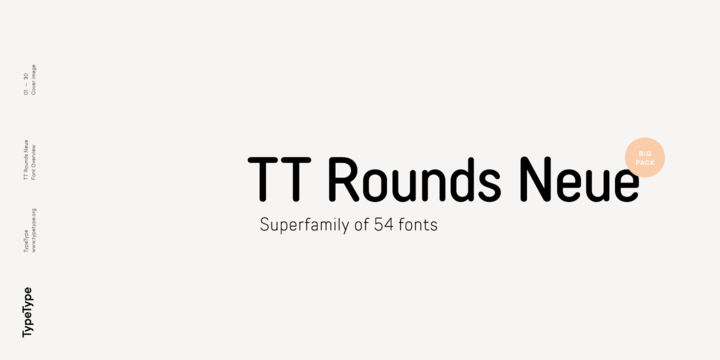 Font TT Rounds Neue Compressed