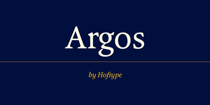 Font Argos