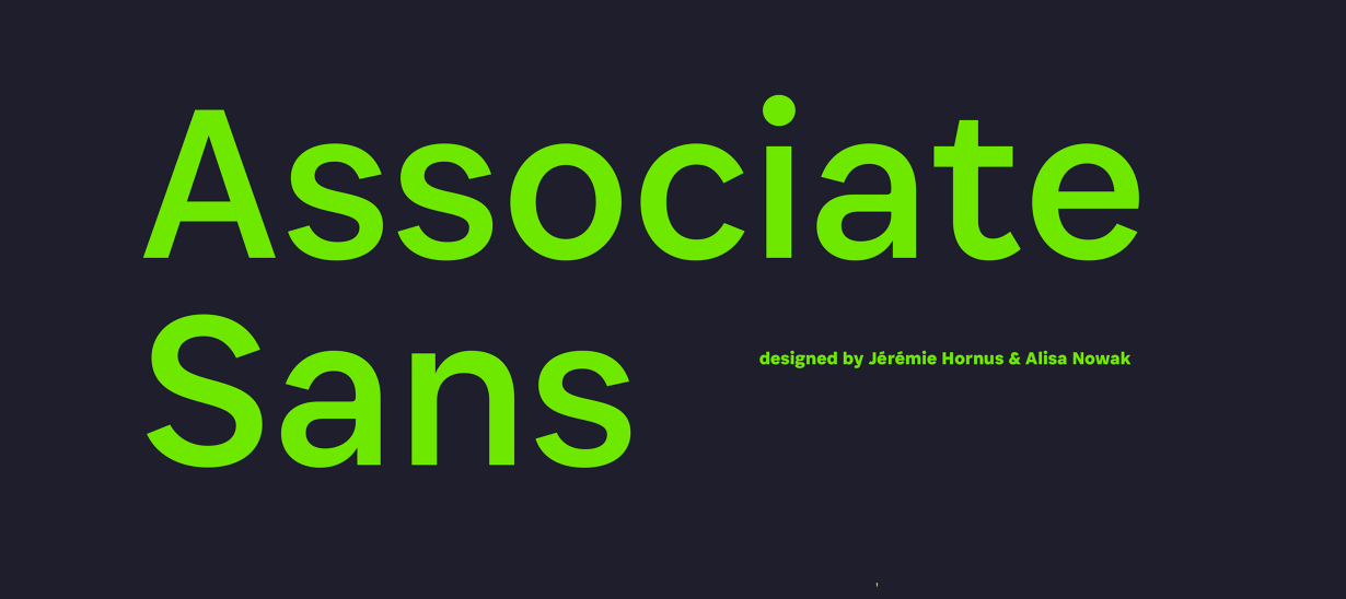 Font Associate Sans