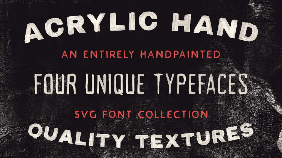 Font Acrylic Hand