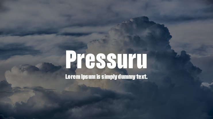 Font Pressuru