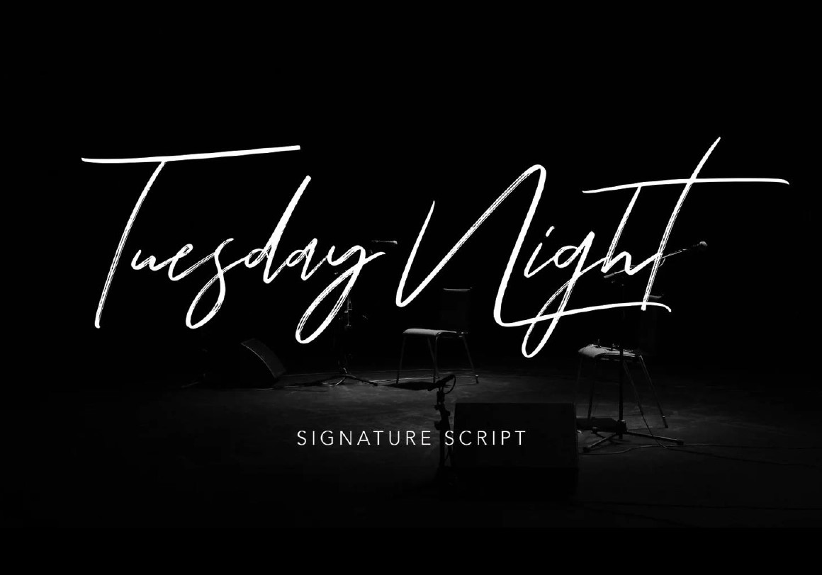 Font Tuesday Night