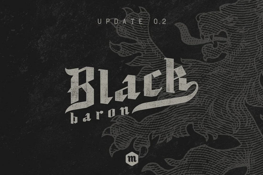 Font Black Baron