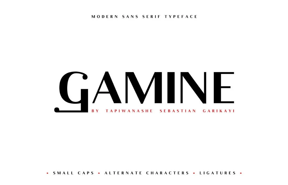Font Gamine