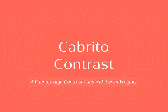 Font Cabrito Contrast Condensed