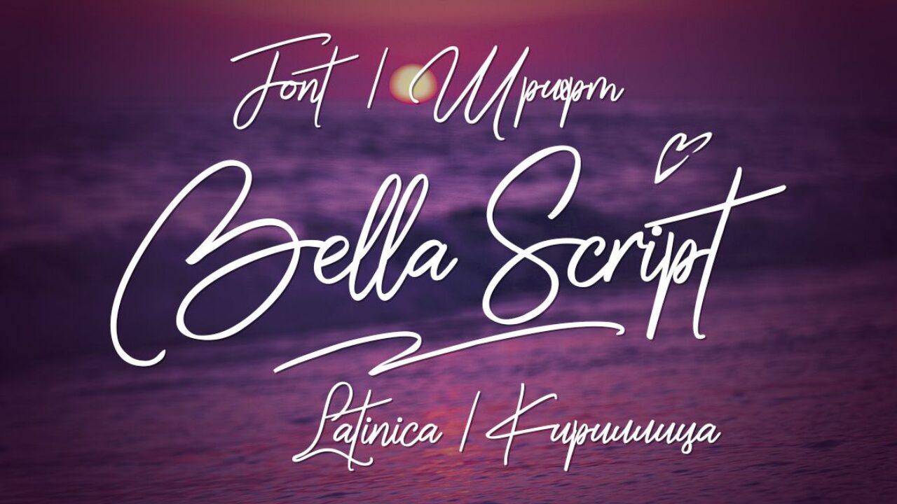 Font Bella Script