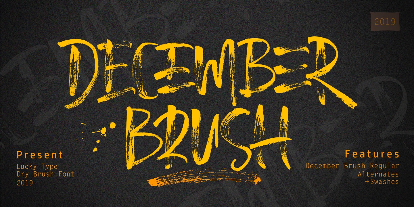 Font December Brush – Download and Install for Your Website