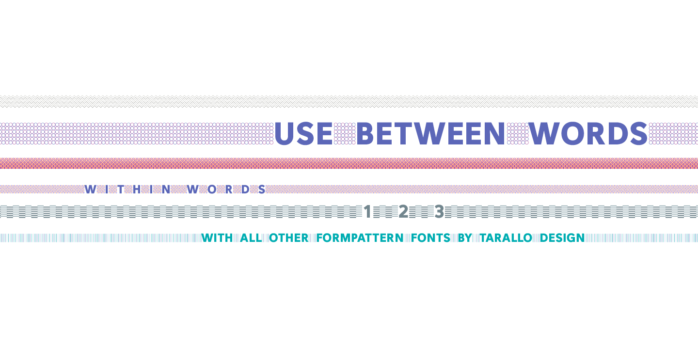 Form 6 Lettering Font FormPattern Color Six – Download and Install for Your Website