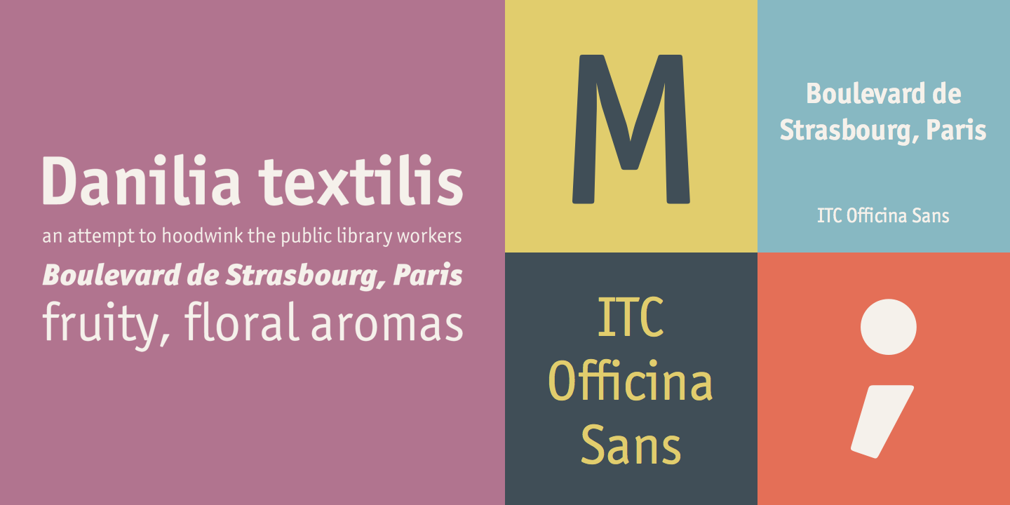 Font Officina Sans: Download And Install On The WEB Site