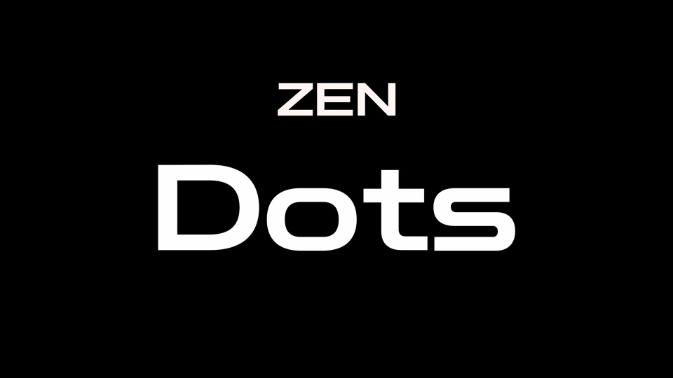 Font Zen Dots