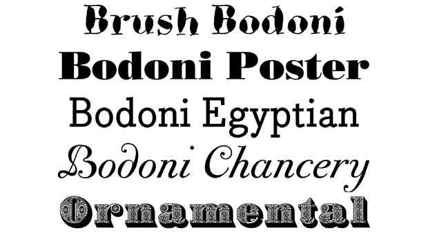 Font Bodoni Brush