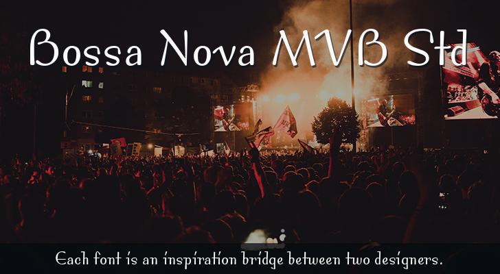 Font Bossa Nova MVB