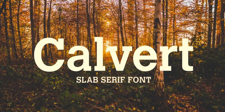 Font Calvert