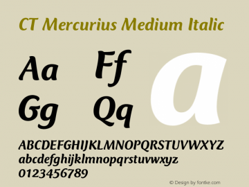 Font CT Mercurius