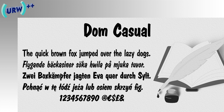 Font Dom Casual