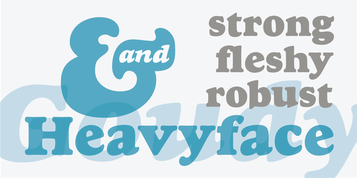 Font Goudy Heavyface