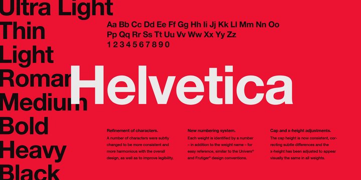 Font Helvetica Rounded