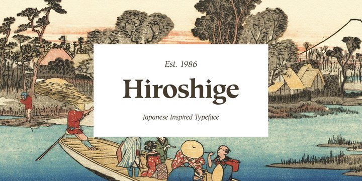 Font Hiroshige