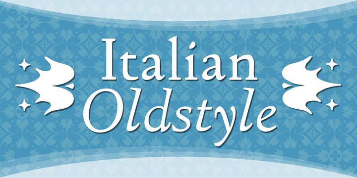 Font Italian Old Style