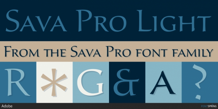 Font Sava Pro