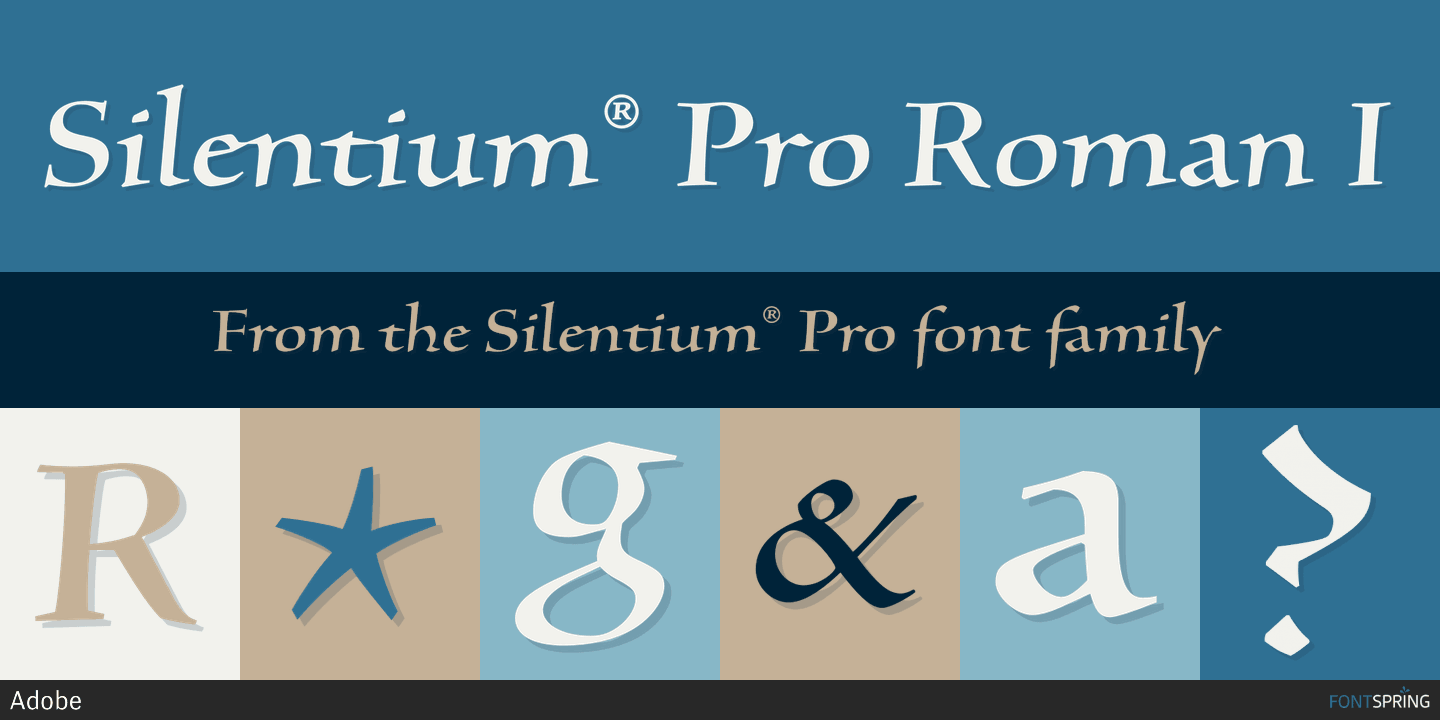 Font Silentium Pro