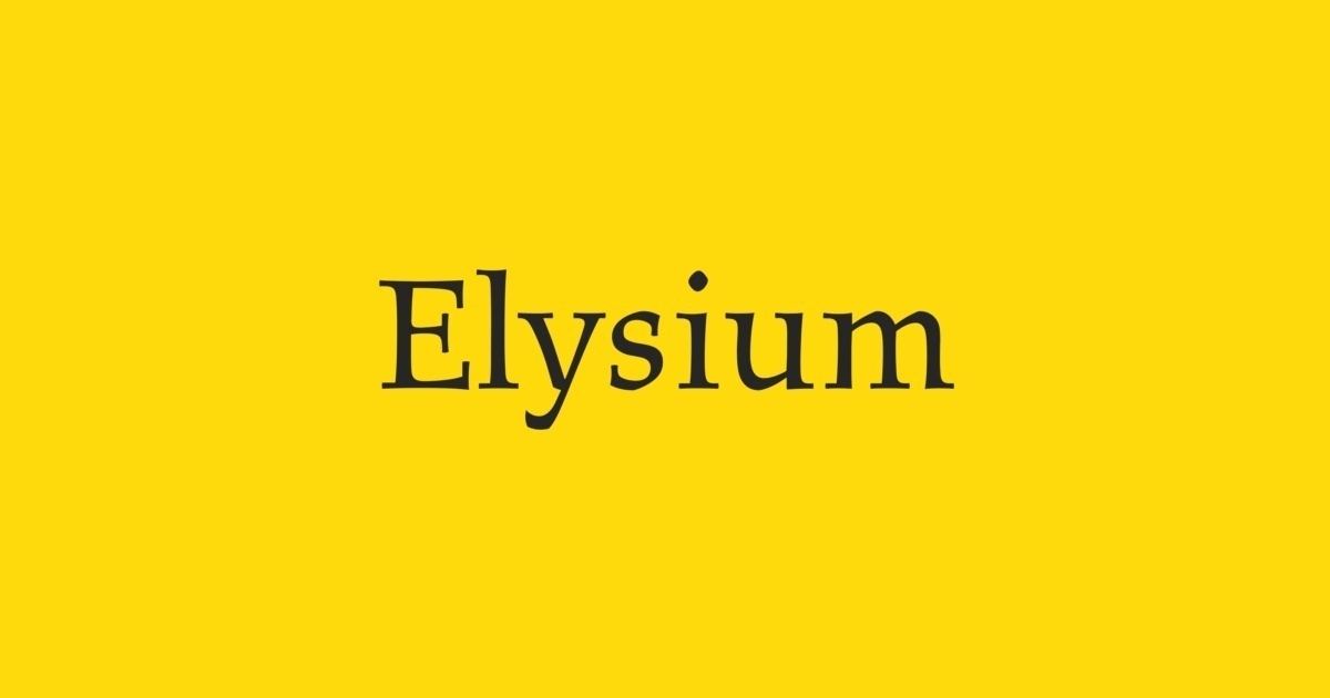 Font Elysium