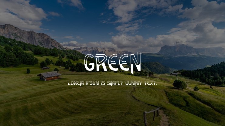 Font Green