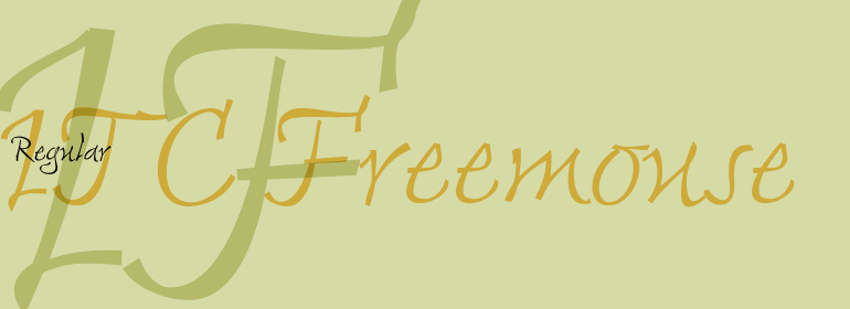 Font Freemouse ITC