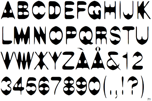 Font Linotype Alphabat